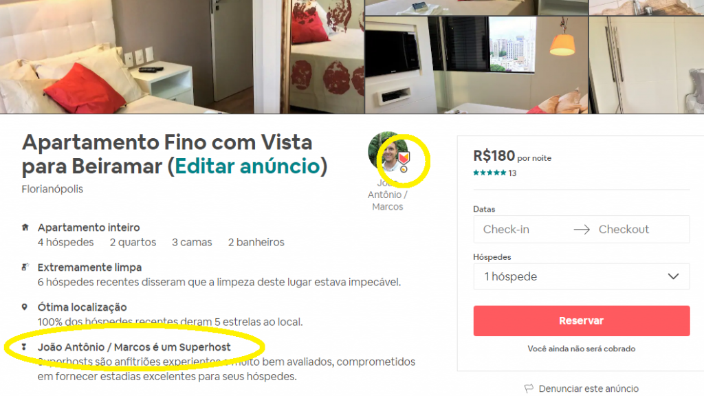 Superhost Airbnb